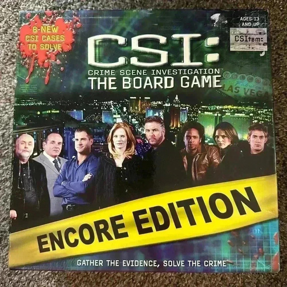 CSI encore edition board game‎ complete set - Picture 1 of 3